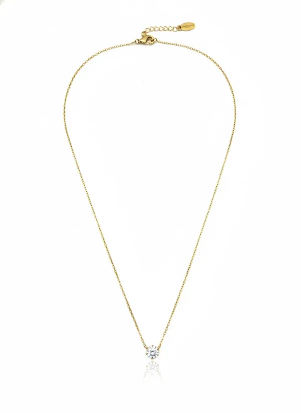 18K_Gold_Plated_Solitaire_Pendant_Necklace