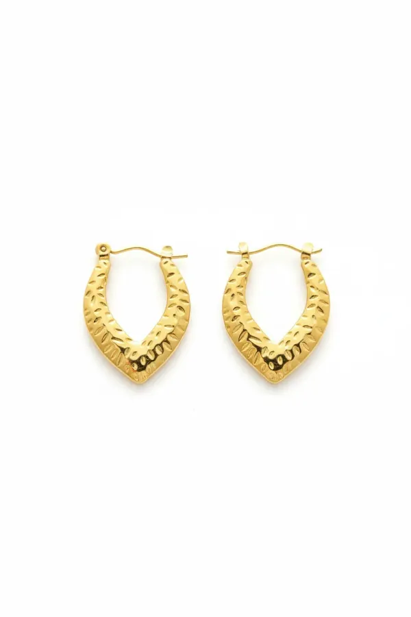 Textured_Gold_V_Shaped_Hoop_Earrings_For_Women