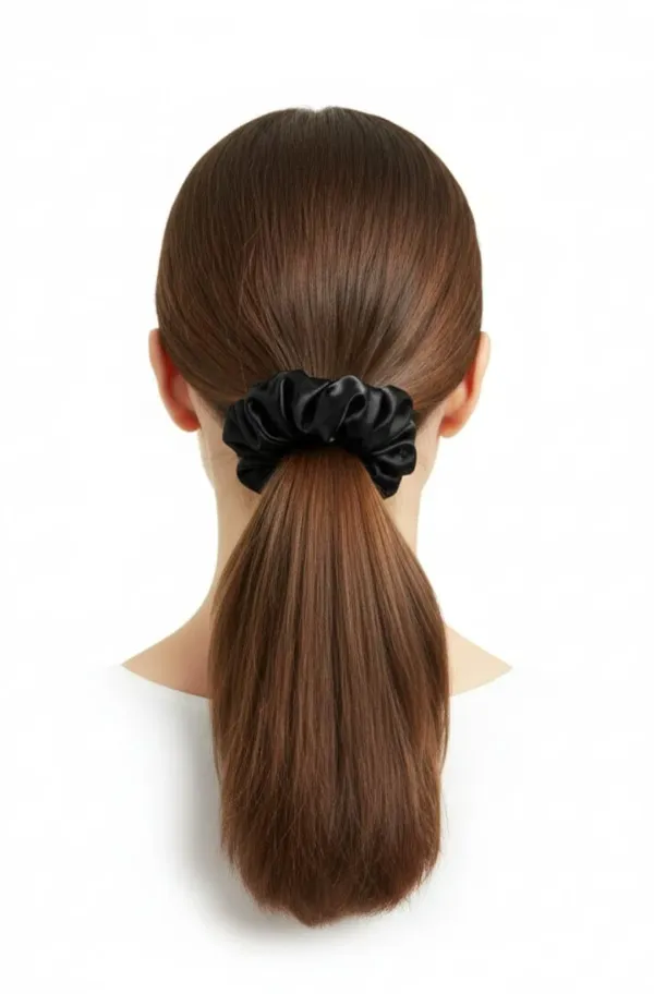 Pack_Of_5__Black_Premium_Satin_Hair_Scrunchies_For_Women