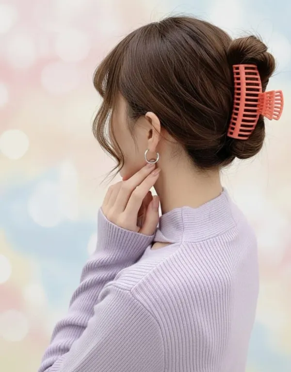 Simple_Sweet_Girl_Grasp_Claw_Clip
