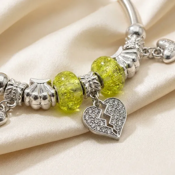 Pack_Of_2__Charms_Pandora_Bracelet_Oxidised_Slip_On_Link_Beads_Bracelet_For_Women