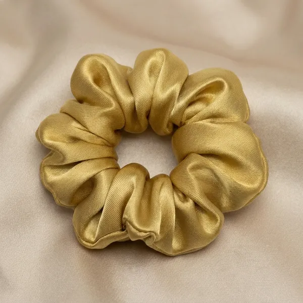 Pack_Of_5_Yellow_Premium_Satin_Hair_Scrunchies_For_Women