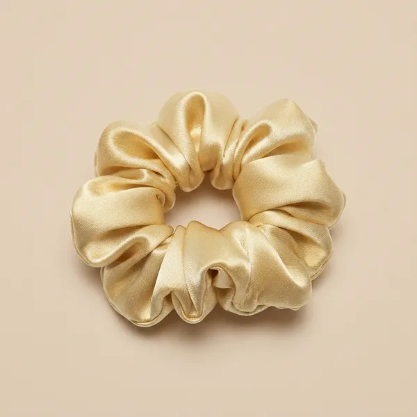 Pack_Of_5__Cream_Premium_Satin_Hair_Scrunchies_For_Women