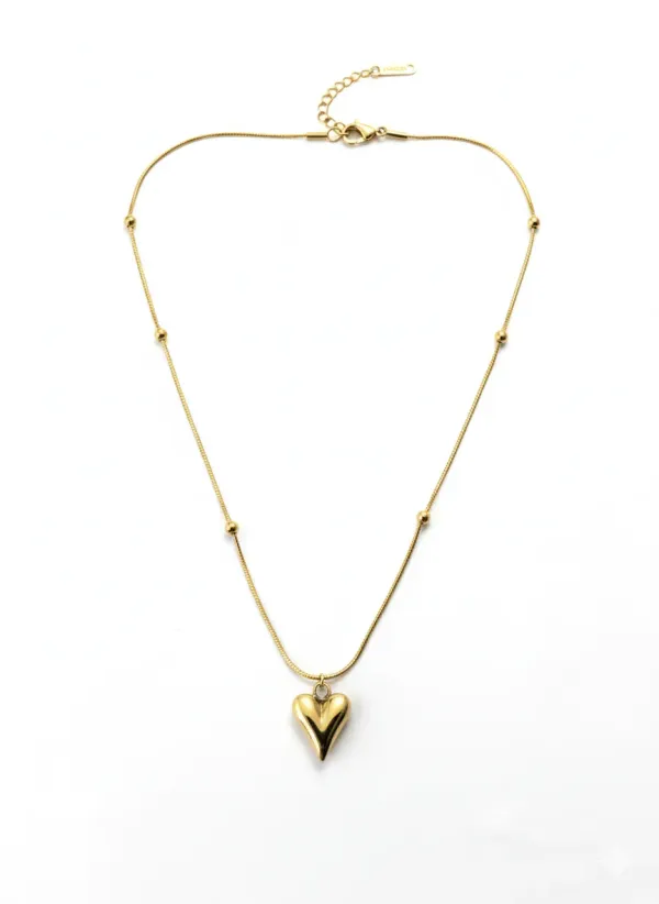 18K_Gold_Plated_Heart_Pendant_Necklace