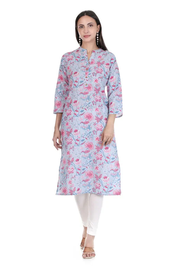 Blue_Cotton_Floral_Print_Straight_Kurta_for_Women