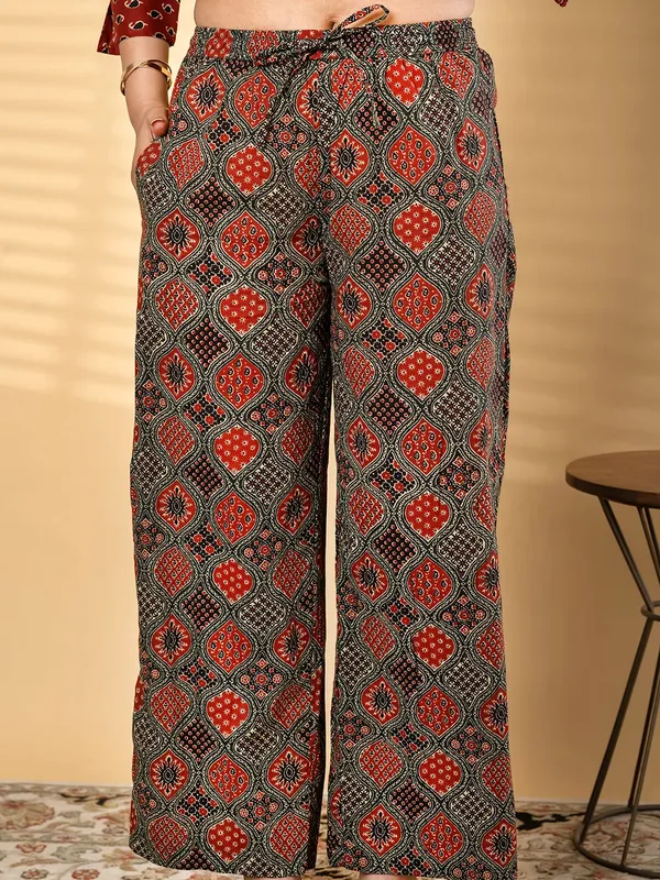 Ajrakh_Mix_Match_Print_Cotton_Co_Ord_Set_For_Women_-_Shirt_And_Pants_Set