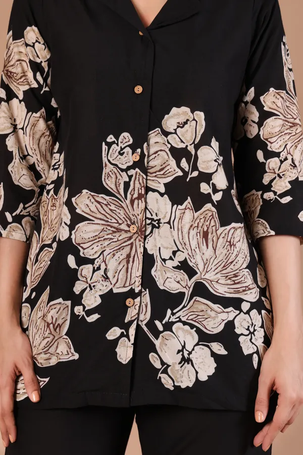 Black_Floral_Print_Co-ord_Set_-_Shirt_and_Pants_Set_for_Women