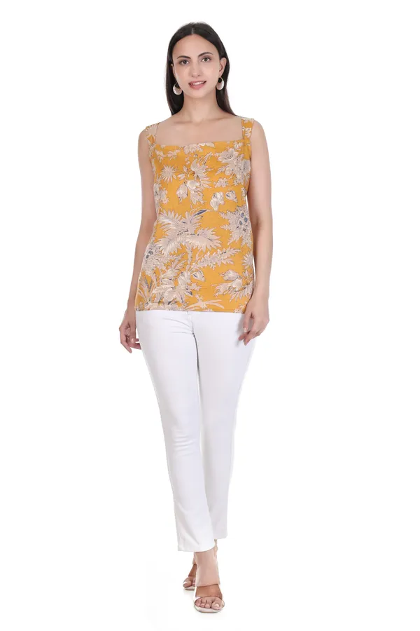 Mustard_Cotton_Floral_Print_Tie_Back_Cami_Top_for_Women