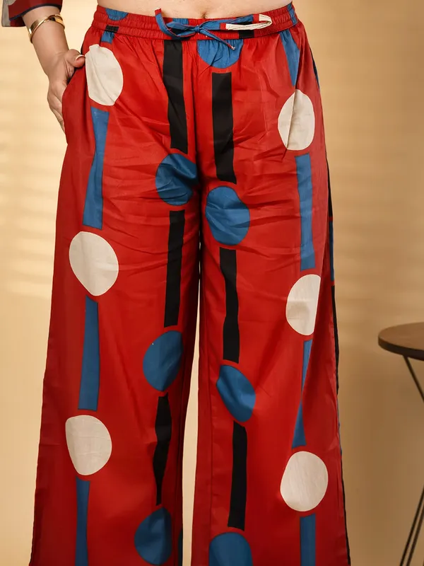Women_Geometric_Mix_Match_Print_Cotton_Co-Ord_Set_-_Shirt_&_Palazzo_Pants_Set