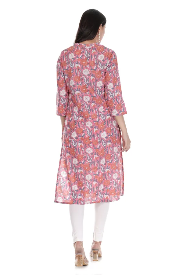 Pink_Cotton_Floral_Print_Straight_Kurta_for_Women