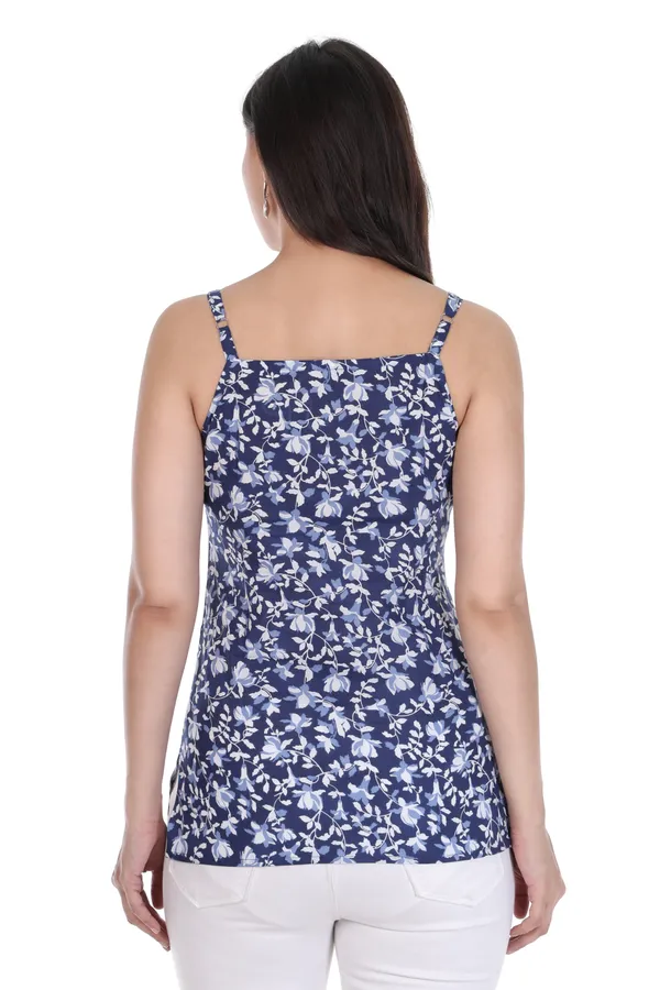 Navy_Blue_Floral_Print_Camisole_Top_for_Women_(Adjustable_Straps)