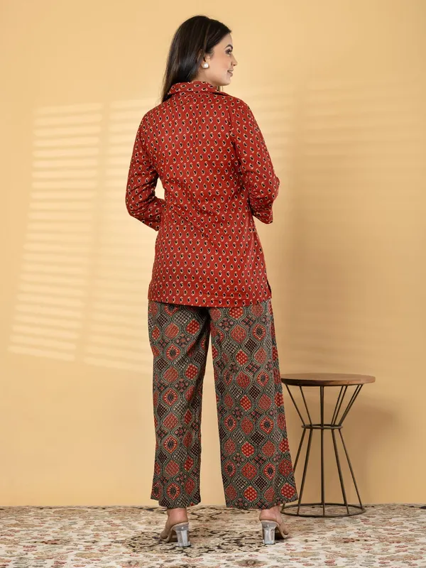 Ajrakh_Mix_Match_Print_Cotton_Co_Ord_Set_For_Women_-_Shirt_And_Pants_Set
