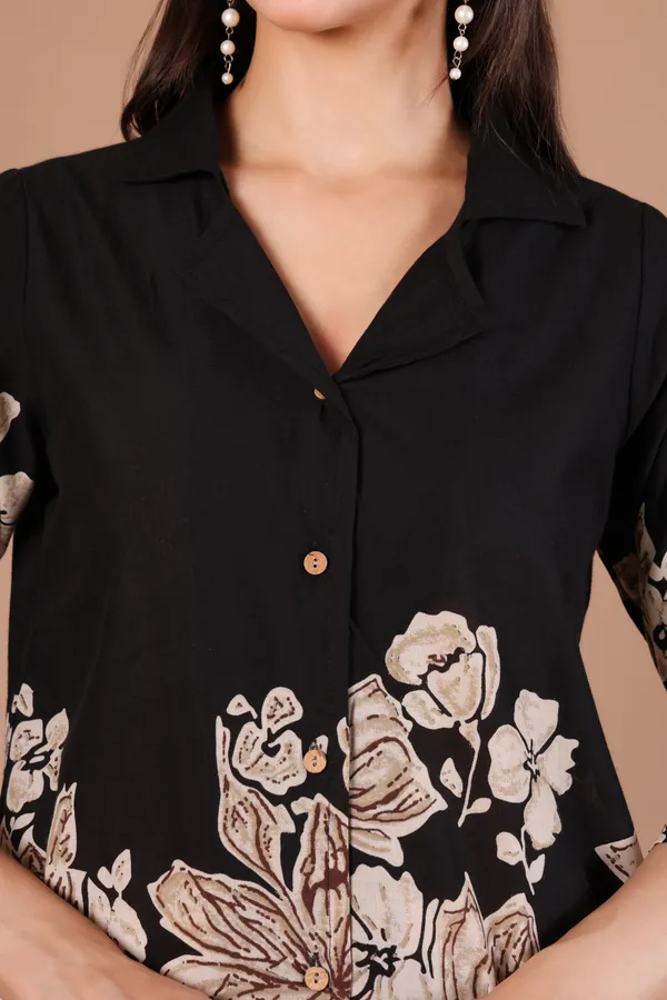 Black_Floral_Print_Co-ord_Set_-_Shirt_and_Pants_Set_for_Women