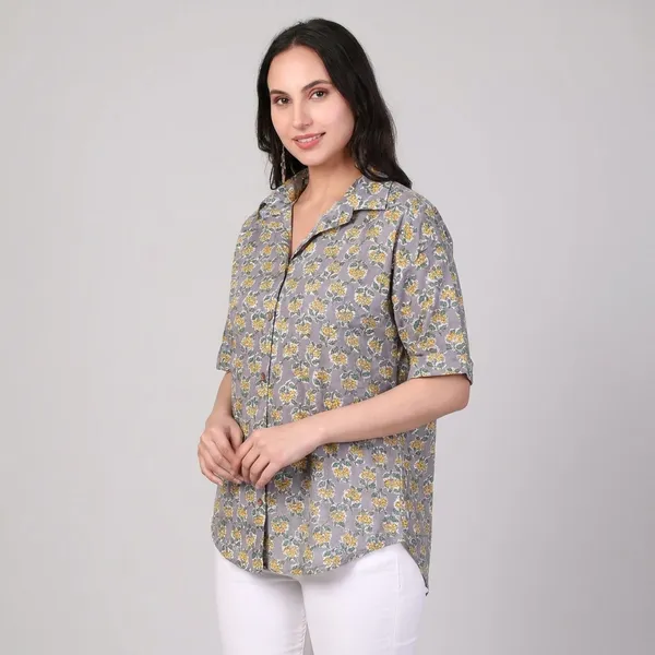 Women_Oversize_Baggy_Cotton_Hand_Block_Printed_Button_Down_Shirt