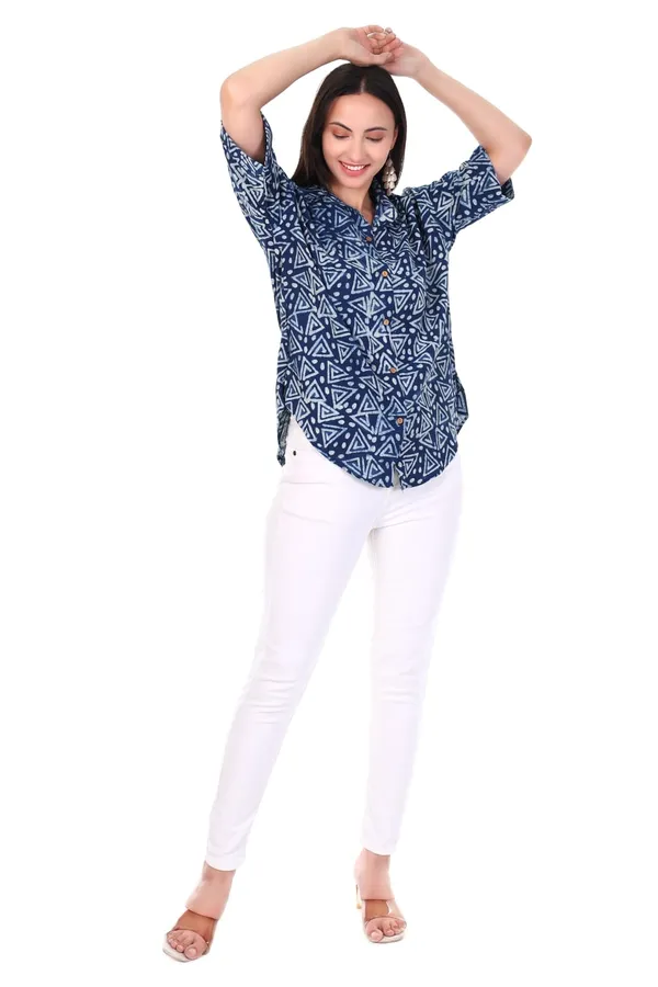 Women_Oversize_Baggy_Cotton_Hand_Block_Printed_Button_Down_Shirt