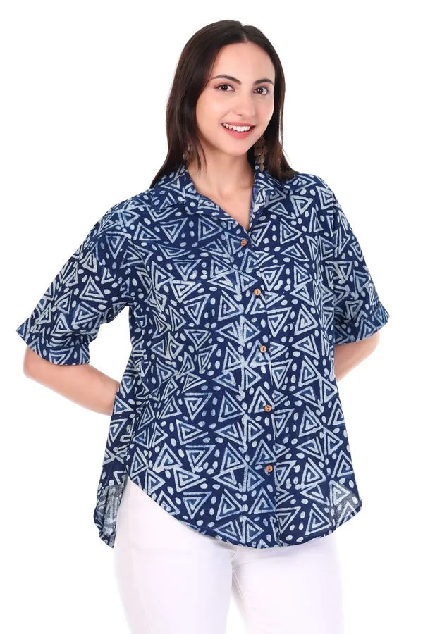 Women_Oversize_Baggy_Cotton_Hand_Block_Printed_Button_Down_Shirt