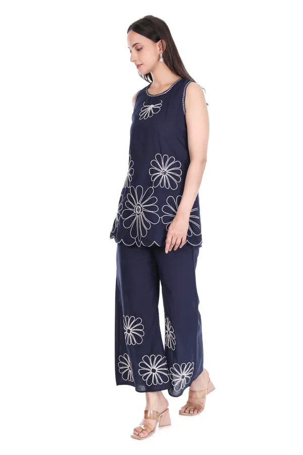 Navy_Blue_Cotton_Embroidered_Sleeveless_Top_and_Palazzo_Set_for_Women