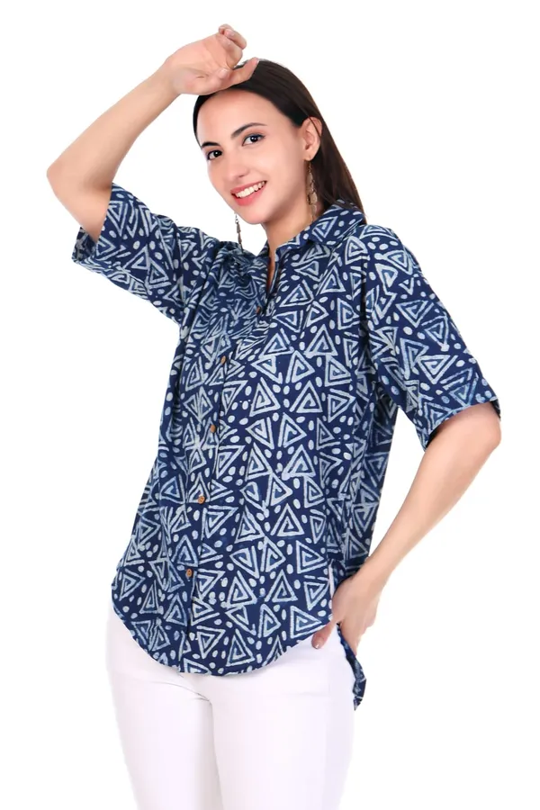 Women_Oversize_Baggy_Cotton_Hand_Block_Printed_Button_Down_Shirt