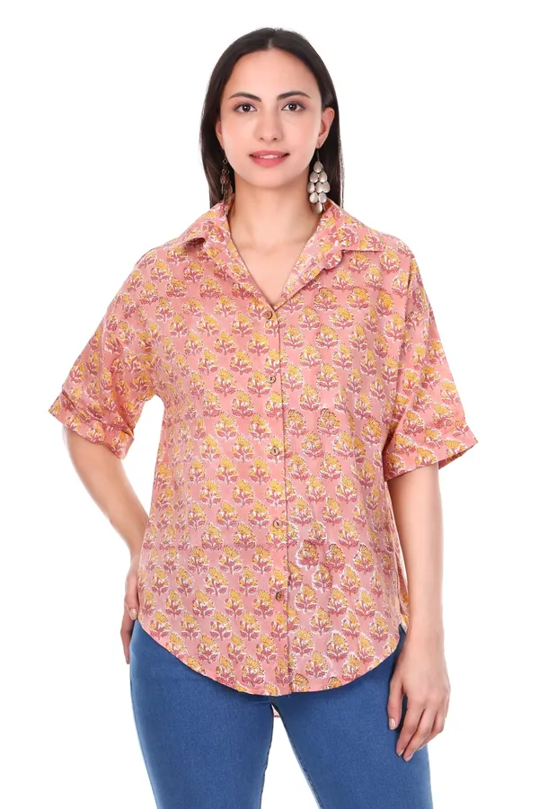 Women_Oversize_Baggy_Cotton_Hand_Block_Printed_Button_Down_Shirt