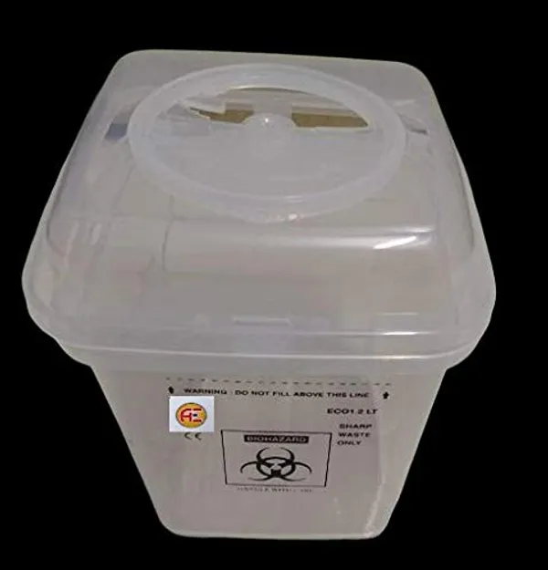 Plastic_Press_Top_Bio_Hazard_Bio_Medical_Sharp_Container_1._2_L_Translucent_Pack_Of_2