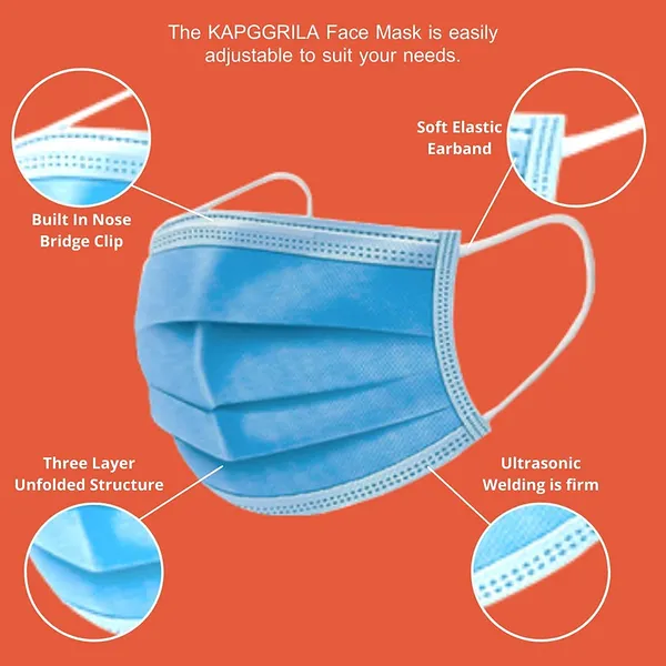 Kausta_Disposable_Face_Mask_Use_And_Throw_Mask_3Ply_Mask_Pack_Of_100Pcs_Pack_Of_2