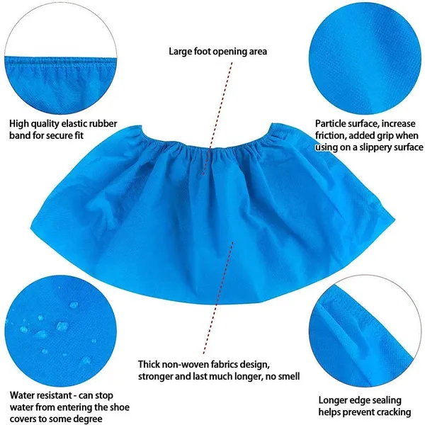 Medible_Non_Woven_Disposable_Shoe_Covers_Hygienic_Footwear_Protection_Blue_50_Pieces_25_Pairs_Pack_Of_2