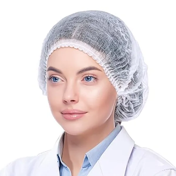 Disposable_Hairnet_Caps_Stretchable_Hair_Covers_For_Cooking_Hygiene_Pack_Of_100_Pcs_White_Pack_Of_2