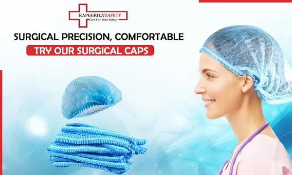 Kausta_100_Pcs_Disposable_Bouffant_Caps_Non_Woven_Hair_Nets_For_Food_Service_Labs_Hospitals_Salons_Blue_Disposable_Hair_Covers_For_Food_Service_Laboratories_Hospitals_Clinics_Salons_Clean_Rooms_Pack_Of_2