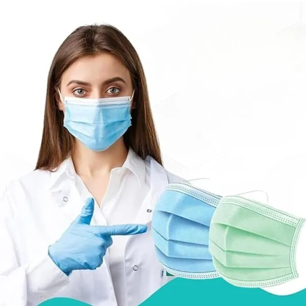 Kausta_Disposable_Face_Mask_3_Ply_Use_Throw_Mask_With_Soft_Ear_Loops_Breathable_Non_Woven_Fabric_Comfortable_Fit_For_Daily_Use_Blue_Color_Pack_Of_100_Pcs_Pack_Of_2