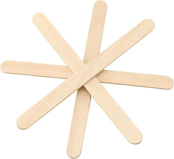 Wooden_Tongue_Depressor_100_Pcs_Non_Sterile_Disposable_Wooden_Sticks_Smooth_Flat_Wood_Sticks_For_Oral_Examination_Waxing_Craft_Mixing_Multi_Purpose_Use_Pack_Of_2