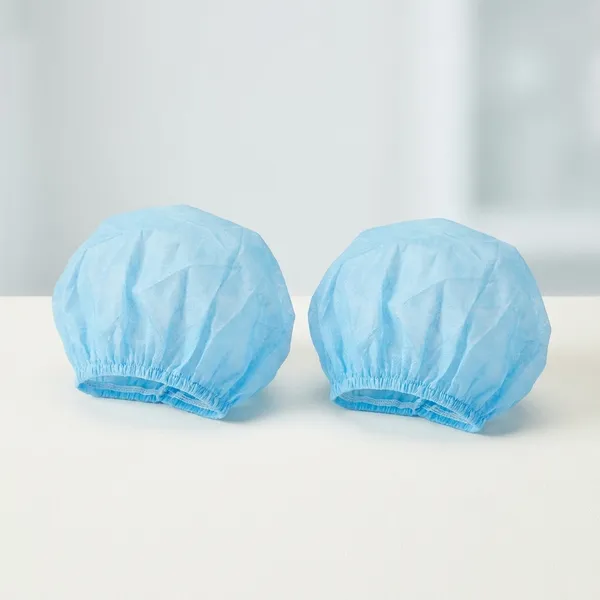 Kausta_Disposable_Bouffant_Caps_Surgical_Caps_Cooking_Caps_Surgical_Head_Caps_Non_Woven_Head_Caps_Pack_Of_100Pcs_18_Inch_Medical_Use_Disposable_Bouffant_Caps_Stretchable_Hair_Cover_Pack_Of_2