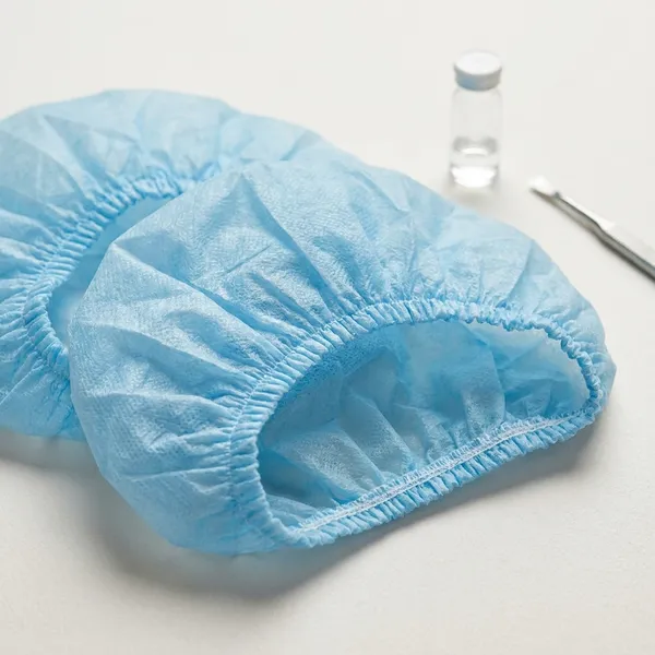 Kausta_Disposable_Bouffant_Caps_Surgical_Caps_Cooking_Caps_Surgical_Head_Caps_Non_Woven_Head_Caps_Pack_Of_100Pcs_18_Inch_Medical_Use_Disposable_Bouffant_Caps_Stretchable_Hair_Cover_Pack_Of_2