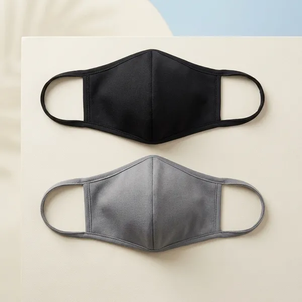Kausta_Reusable_Face_Mask_For_Men_Women_Soft_Stretchable_Fabric_Washable_Lightweight_Comfortable_Ear_Loops_Black_Grey_Orange_Pack_Of_2