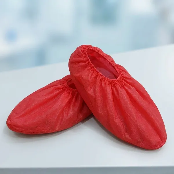 Kausta_Disposable_Shoe_Covers_Waterproof_Non_Slip_Durable_Shoe_Protectors_With_Elastic_Fit_One_Size_Fits_Most_For_Home_Hospital_Lab_Industrial_Use_50_Pcs_Red_Pack_Of_2