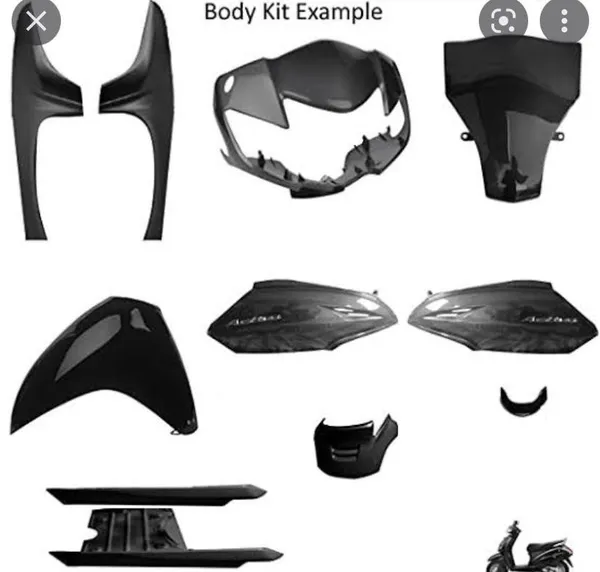 Full_Fiber_Body_Kit_For_Activa_110_T4_Black