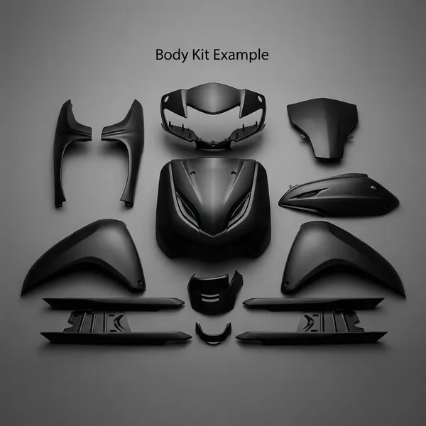 Full_Fiber_Body_Kit_For_Activa_110_T4_Black