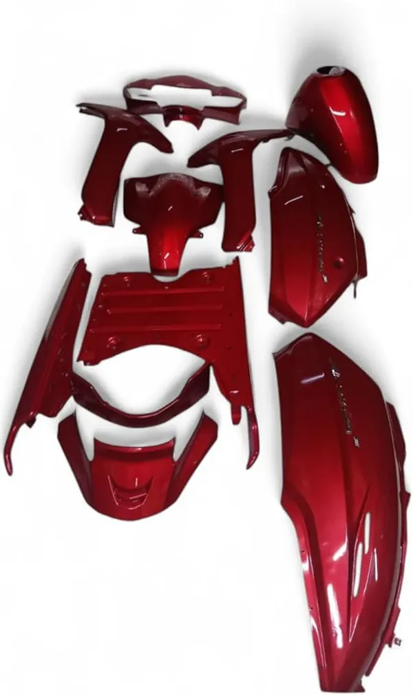 Full_Fiber_Body_Kit_For_Activa_3G_Lusty_Red