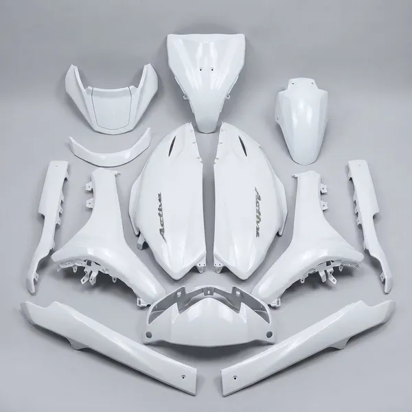 Yatos_Full_Fiber_Body_Kit_For_Activa_6G_White