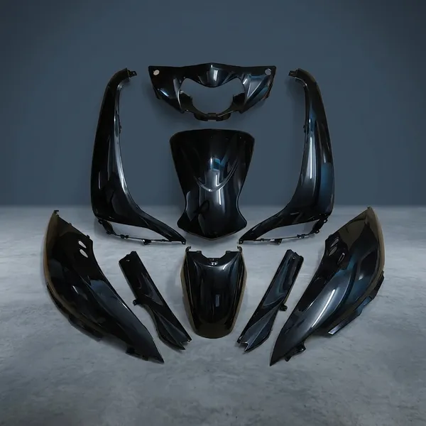 Full_Fiber_Body_Kit_For_Activa_I_O/M_Black