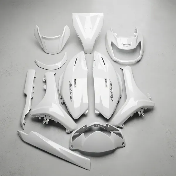 Yatos_Full_Fiber_Body_Kit_For_Activa_6G_Pearl_Precious_White
