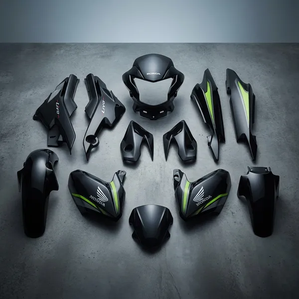 Full_Fiber_Body_Kit_For_Honda_Livo_2018_Black_Yellow