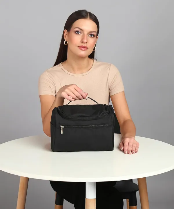 Makeup_Organizer_Portable_Toiletry_And_Skincare_Storage_Pouch_Zipper_Makeup_Case_For_Brushes_Cosmetics_And_Beauty_Essentials_Lightweight_Travel_Storage_Bag_Black_Pack_Of_2