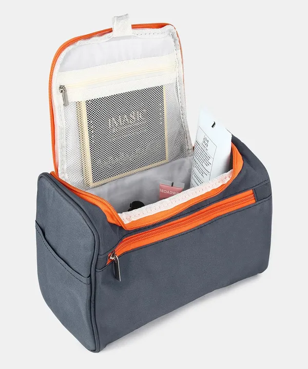 Makeup_Organizer_Portable_Toiletry_And_Skincare_Storage_Pouch_Zipper_Makeup_Case_For_Brushes_Cosmetics_And_Beauty_Essentials_Lightweight_Travel_Storage_Bag_Grey_Pack_Of_2