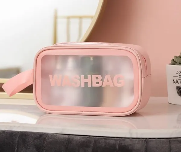 Small_Clear_Waterproof_Wash_Bag_Transparent_Toiletry_And_Makeup_Organizer_Zipper_Cosmetic_Storage_Bag_For_Travel_Bathroom_And_Beauty_Essentials_Pink_Pack_Of_2