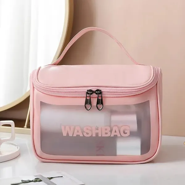Cosmetic_Makeup_Pouch_Portable_Makeup_Organizer_Bag_For_Women_Zipper_Cosmetic_Storage_Case_For_Brushes_Toiletries_Beauty_Essentials_Travel_Organizer_Pink_Pack_Of_2