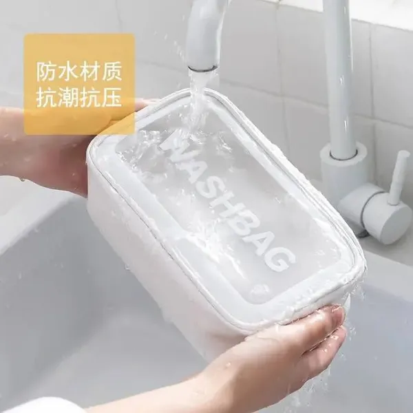 Small_Clear_Waterproof_Wash_Bag_Transparent_Toiletry_And_Makeup_Organizer_Zipper_Cosmetic_Storage_Bag_For_Travel_Bathroom_And_Beauty_Essentials_White_Pack_Of_2