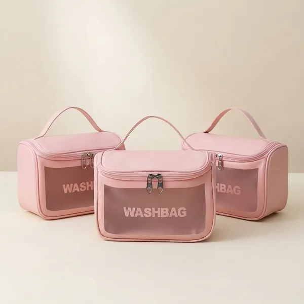 Cosmetic_Makeup_Pouch_Portable_Makeup_Organizer_Bag_For_Women_Zipper_Cosmetic_Storage_Case_For_Brushes_Toiletries_Beauty_Essentials_Travel_Organizer_Pink_Pack_Of_3