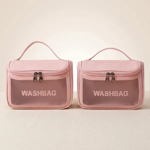 Cosmetic_Makeup_Pouch_Portable_Makeup_Organizer_Bag_For_Women_Zipper_Cosmetic_Storage_Case_For_Brushes_Toiletries_Beauty_Essentials_Travel_Organizer_Pink_Pack_Of_2