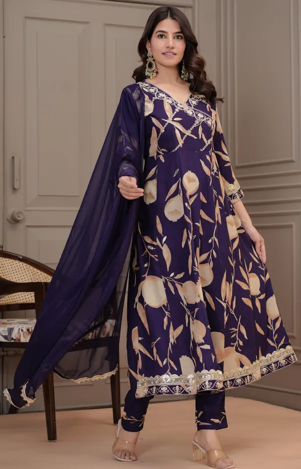 Womens_Purple_Rayon_Anarkali_Kurta_Set_With_Dupatta_–_Floral_Printed_Ethnic_Gown_Kurti_With_Pants_|_Festive_Party_Wear_Designer_Suit_For_Women