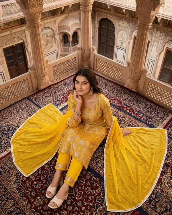 Womens_Mustard_Yellow_Rayon_Printed_And_Embroidered_Kurta_Pant_Dupatta_Set_|_Ethnic_Festive_Party_Wear_Kurta_Set_For_Women